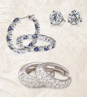 three set of earrings