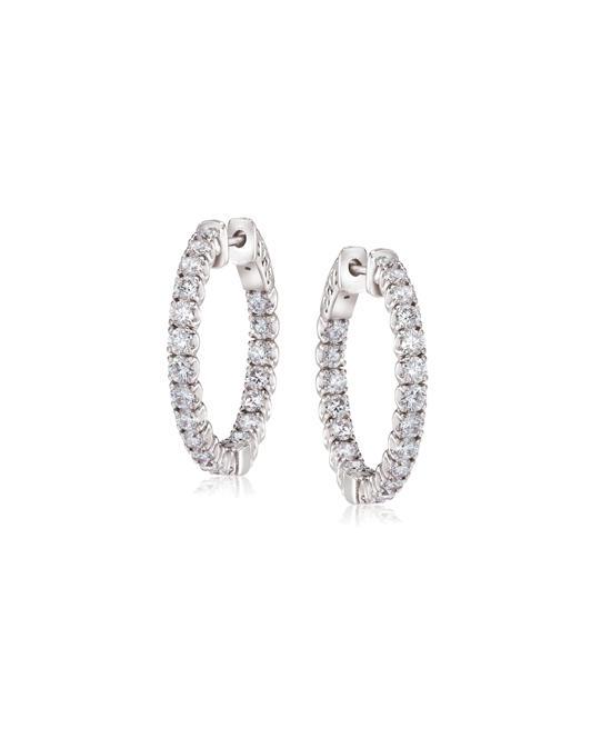 Inside Out Diamond Hoops